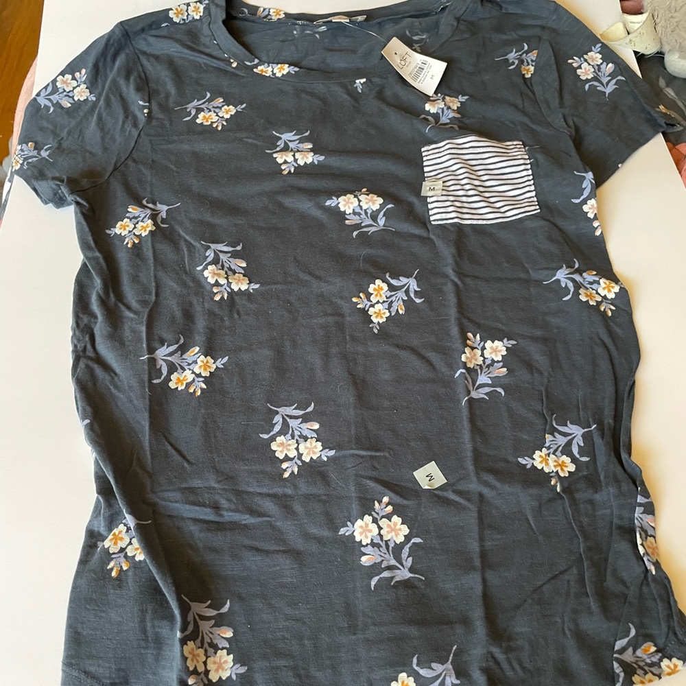 LOFT: Flower T-Shirt